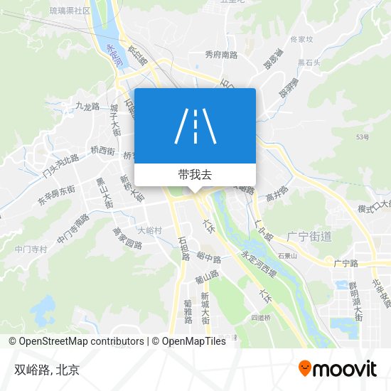 双峪路地图
