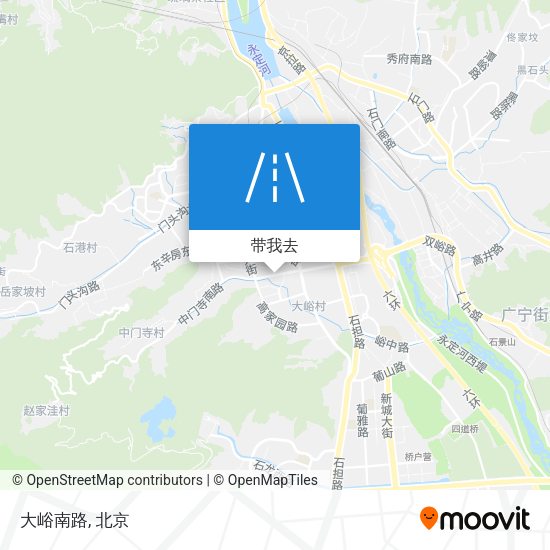 大峪南路地图