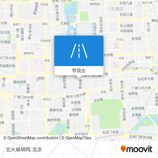 北火扇胡同地图