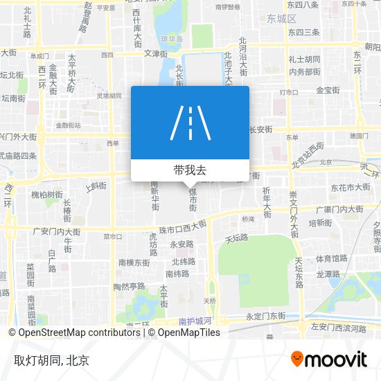 取灯胡同地图