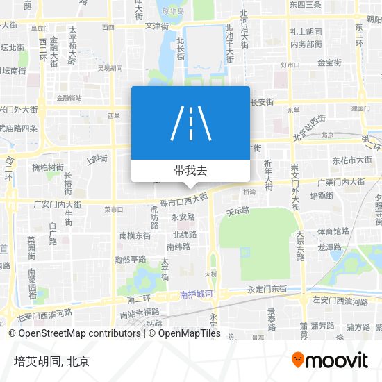 培英胡同地图