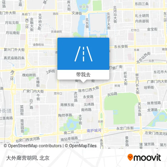 大外廊营胡同地图