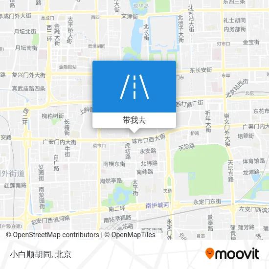 小白顺胡同地图