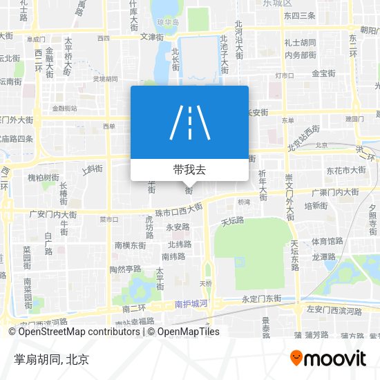 掌扇胡同地图