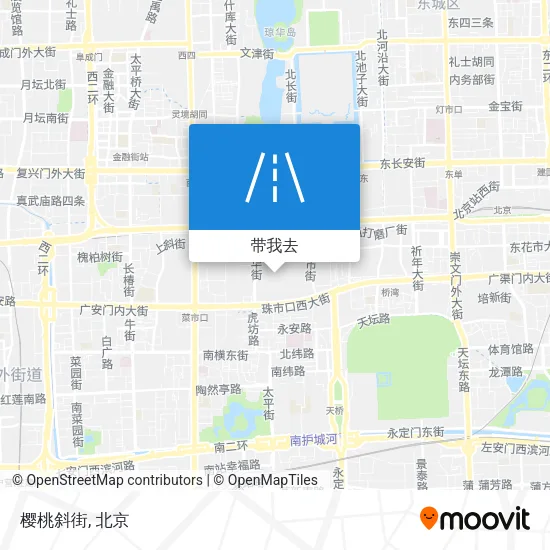 樱桃斜街地图