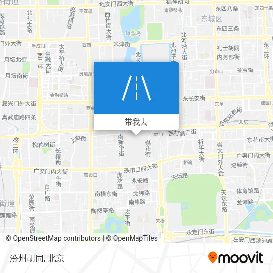 汾州胡同地图