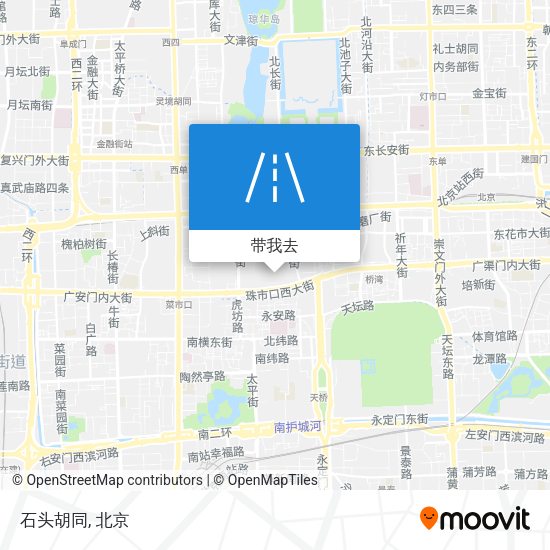 石头胡同地图