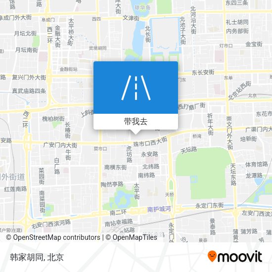 韩家胡同地图