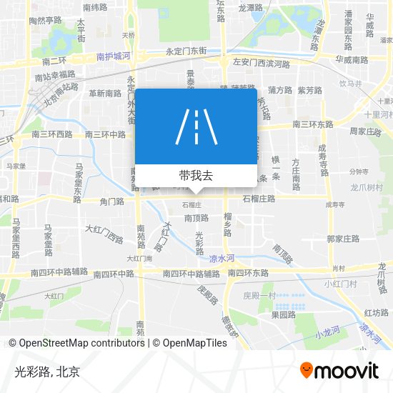光彩路地图
