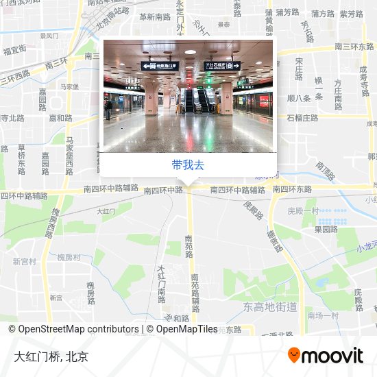 大红门桥地图