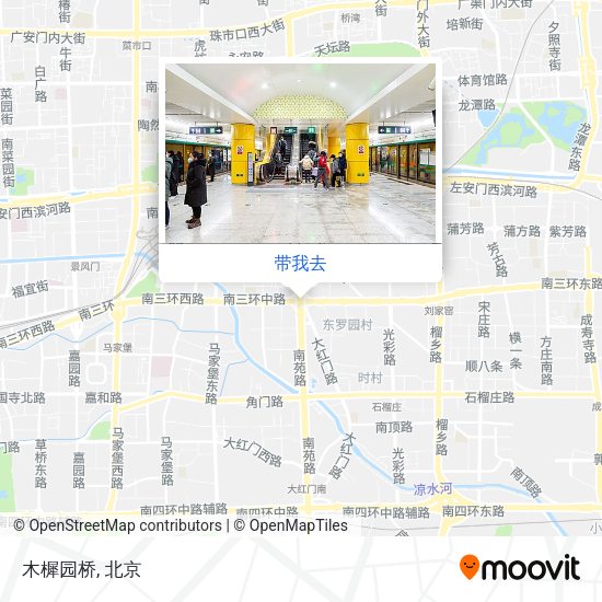 木樨园桥地图