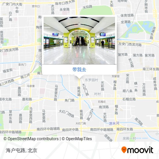 海户屯路地图