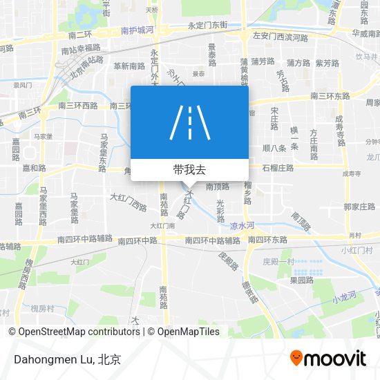 Dahongmen Lu地图