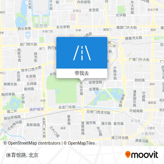 体育馆路地图