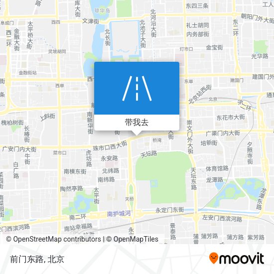 前门东路地图