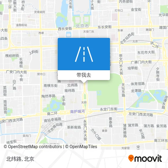 北纬路地图