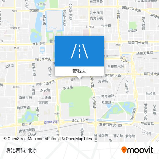 后池西街地图