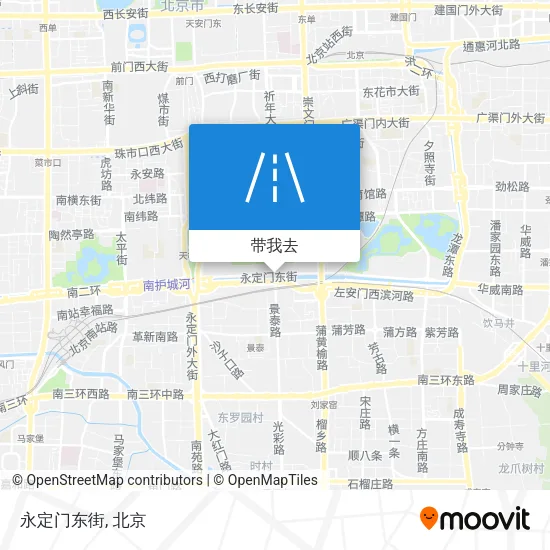 永定门东街地图