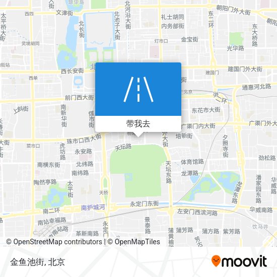 金鱼池街地图