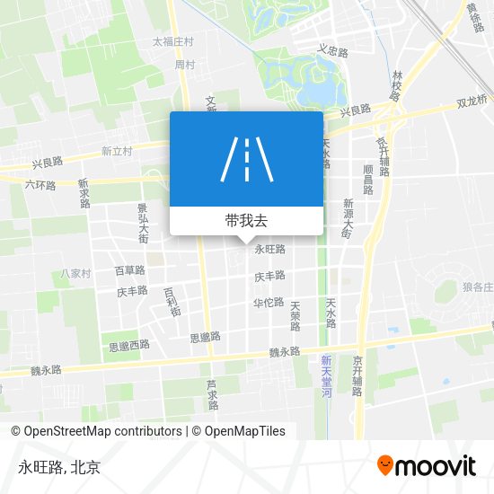 永旺路地图