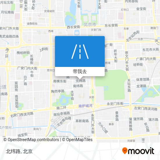 北纬路地图