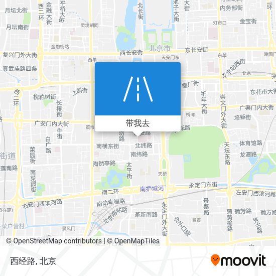 西经路地图