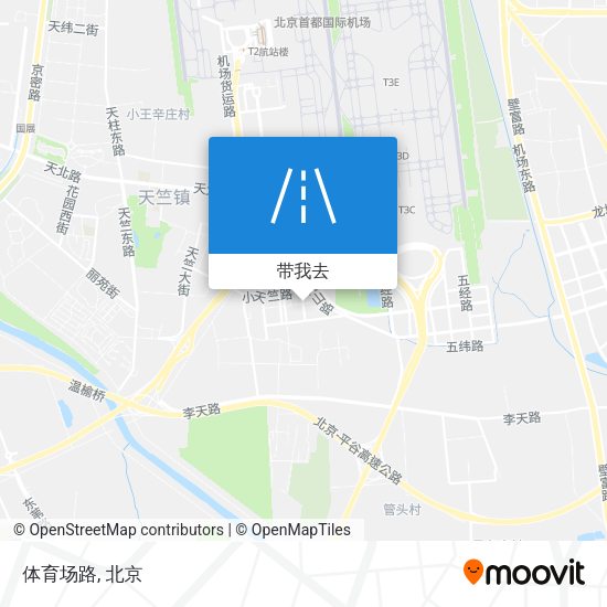 体育场路地图
