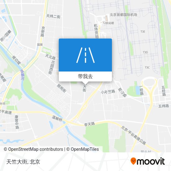 天竺大街地图