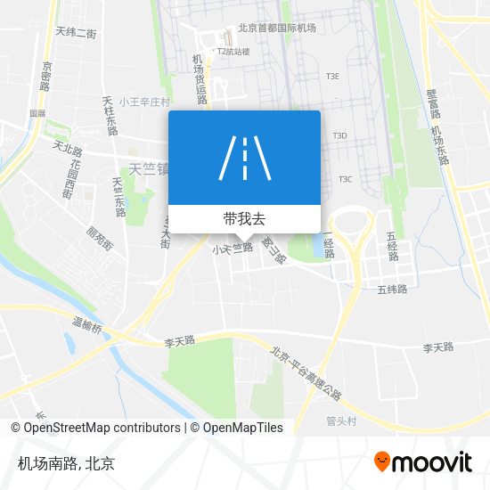 机场南路地图