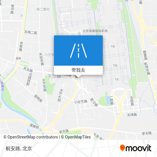 航安路地图
