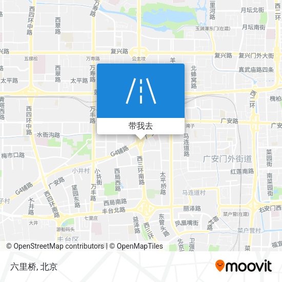 六里桥地图