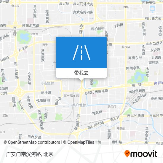 广安门南滨河路地图