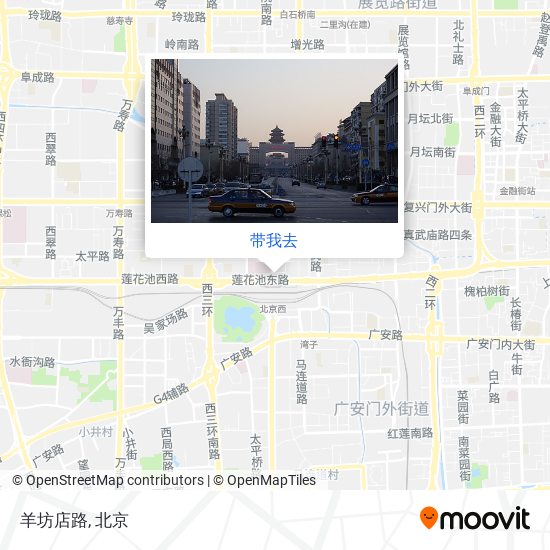 羊坊店路地图