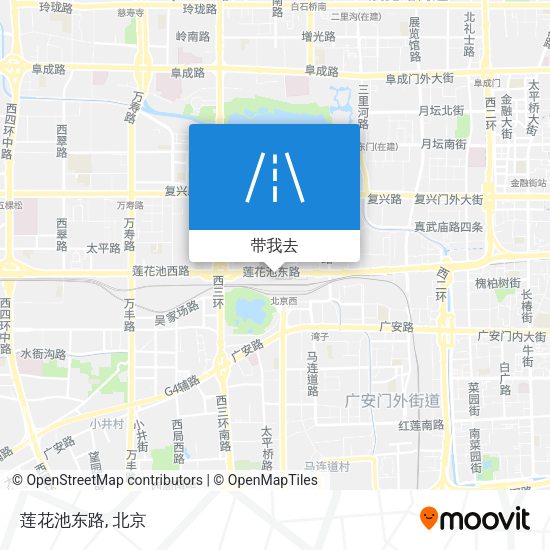 莲花池东路地图