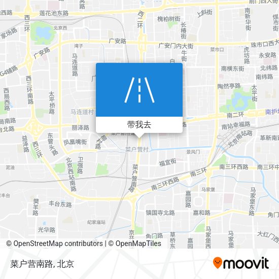 菜户营南路地图