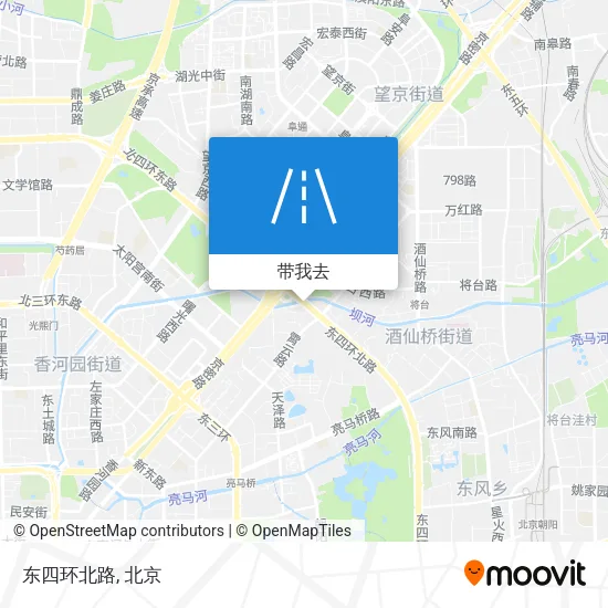 东四环北路地图