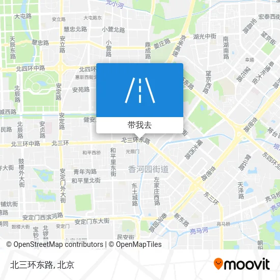 北三环东路地图