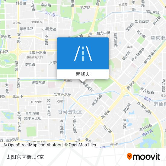 太阳宫南街地图