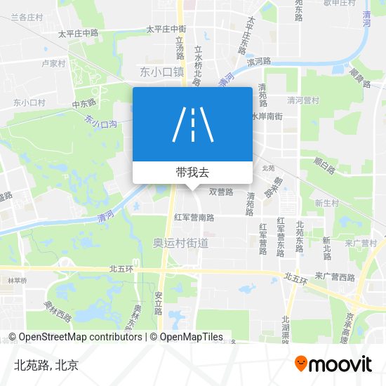 北苑路地图