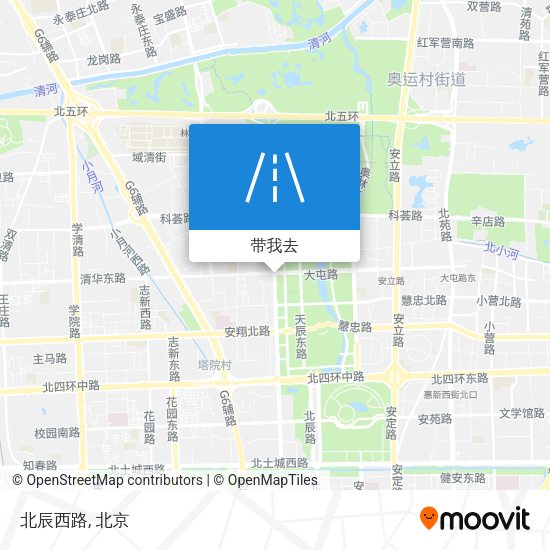 北辰西路地图