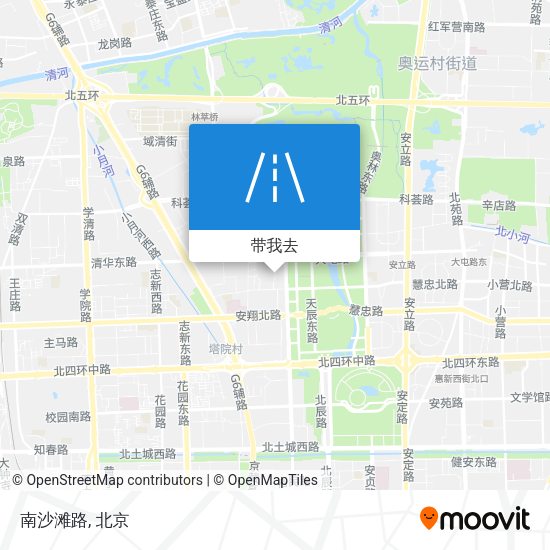 南沙滩路地图