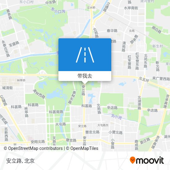 安立路地图