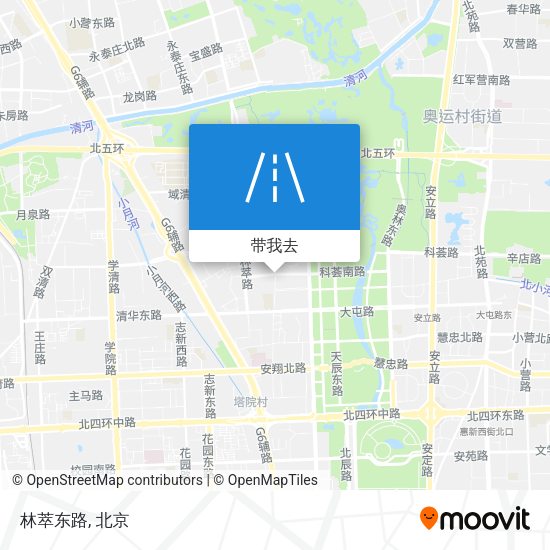 林萃东路地图