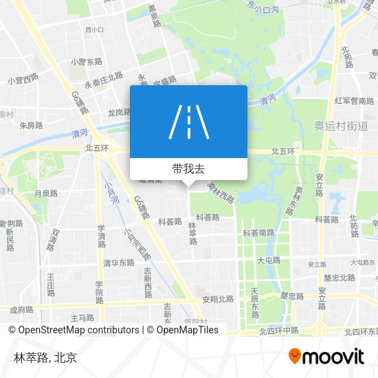 林萃路地图