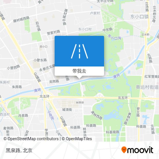 黑泉路地图
