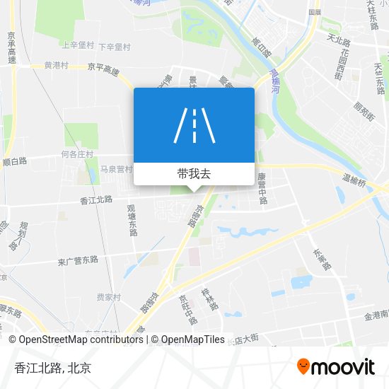 香江北路地图