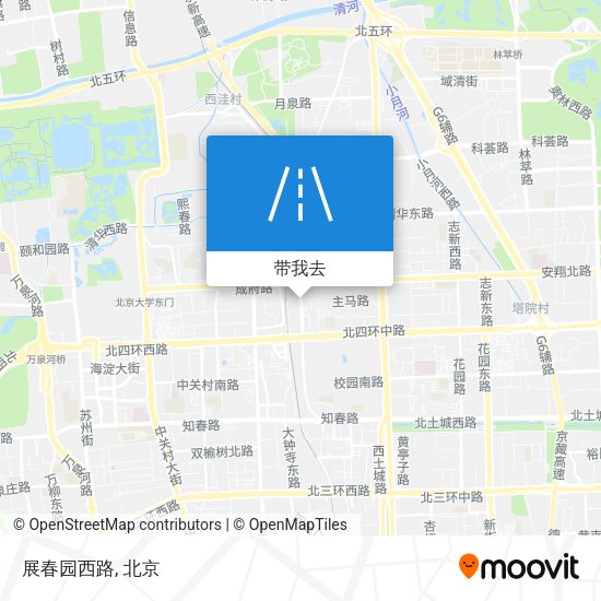 展春园西路地图