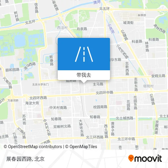 展春园西路地图