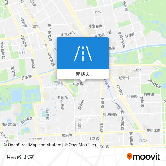 月泉路地图