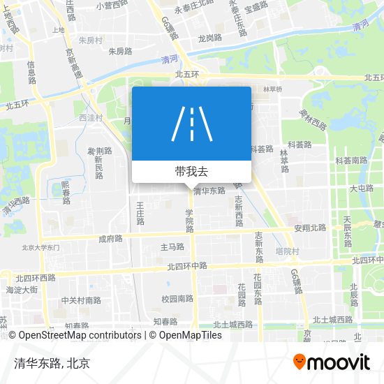 清华东路地图